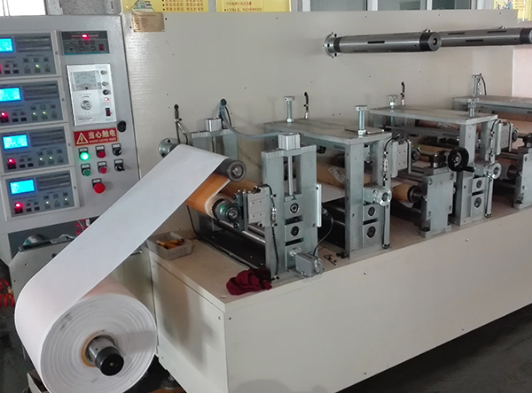 Outside the flexo die cutting line